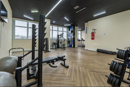Área comum - Academia de kitnet/studio para alugar com 2 quartos, 36m² em Vila Paulista, São Paulo