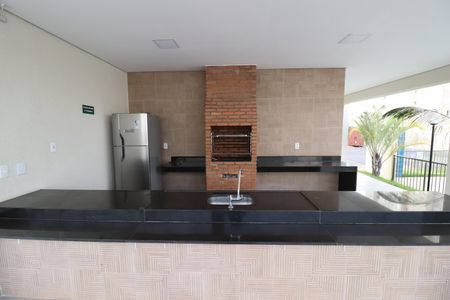 Área comum - Churrasqueira de apartamento para alugar com 1 quarto, 62m² em Morada da Colina, Uberlândia