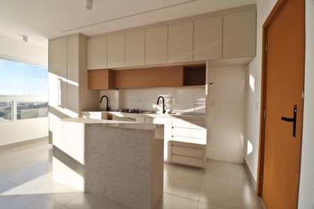 Cozinha de apartamento para alugar com 1 quarto, 62m² em Morada da Colina, Uberlândia
