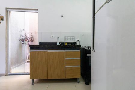 Sala, Cozinha e Área de Serviço de apartamento à venda com 1 quarto, 31m² em Cidade Antônio Estêvão de Carvalho, São Paulo