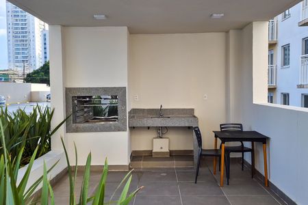 Área comum - Churrasqueira de kitnet/studio para alugar com 2 quartos, 27m² em Morumbi, São Paulo
