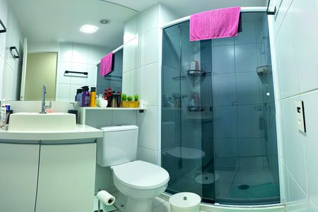 Apartamento para alugar com 54m², 2 quartos e 1 vaga Apartamento para alugar com 54m², 2 quartos e 1 vagaBanheiro da Suíte 1