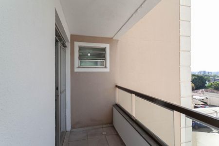 Varanda da sala de apartamento à venda com 2 quartos, 62m² em Paquetá, Belo Horizonte