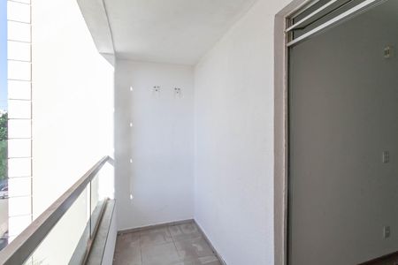 Varanda da sala de apartamento à venda com 2 quartos, 62m² em Paquetá, Belo Horizonte