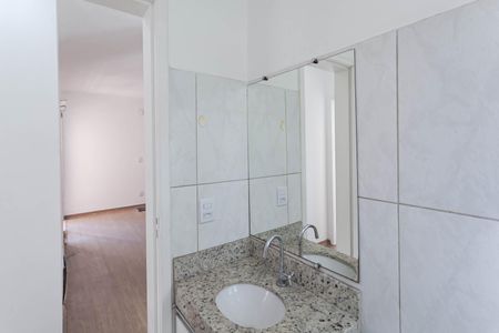 Banheiro social  de apartamento à venda com 2 quartos, 62m² em Paquetá, Belo Horizonte