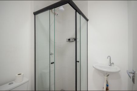 Banheiro de apartamento para alugar com 2 quartos, 34m² em Moinho Velho, São Paulo
