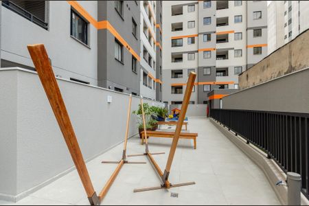 Área comum de apartamento para alugar com 2 quartos, 34m² em Moinho Velho, São Paulo