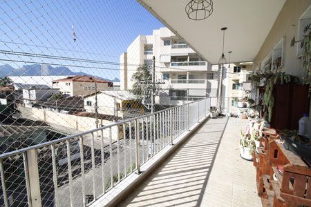Varanda da Sala de apartamento para alugar com 3 quartos, 100m² em Taquara, Rio de Janeiro