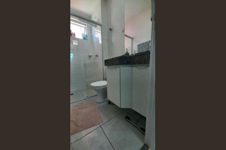Banheiro social de apartamento para alugar com 2 quartos, 56m² em Palmares, Belo Horizonte