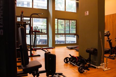Studio à venda com 27m², 1 quarto e sem vaga Studio à venda com 27m², 1 quarto e sem vagaAcademia