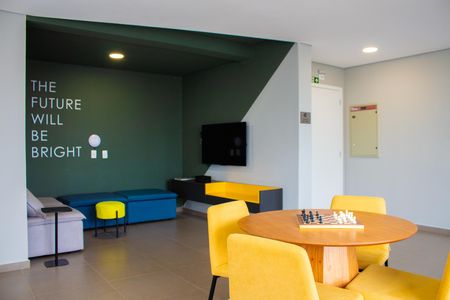 Studio à venda com 27m², 1 quarto e sem vaga Studio à venda com 27m², 1 quarto e sem vagaSala de Jogos