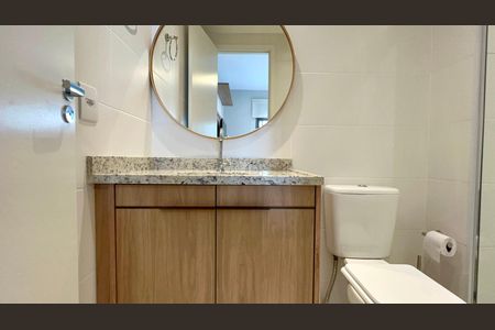 Studio para alugar com 25m², 1 quarto e sem vaga Studio para alugar com 25m², 1 quarto e sem vagaBanheiro da Suíte