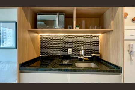 Studio para alugar com 25m², 1 quarto e sem vaga Studio para alugar com 25m², 1 quarto e sem vagaCozinha