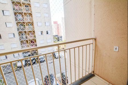 Varanda da sala de apartamento para alugar com 2 quartos, 50m² em Jardim Santa Cristina, Santo André