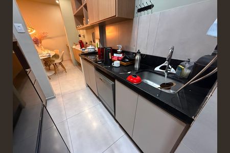 cozinha de apartamento para alugar com 2 quartos, 70m² em Barro Preto, Belo Horizonte
