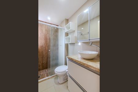 Banheiro de apartamento para alugar com 2 quartos, 60m² em Cristal, Porto Alegre