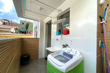 Área de Serviço de apartamento para alugar com 2 quartos, 48m² em Maria Virgínia, Belo Horizonte