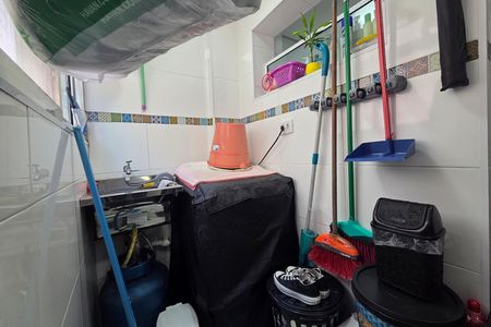 Área de Serviço de apartamento para alugar com 1 quarto, 48m² em Vila Caiçara, Praia Grande