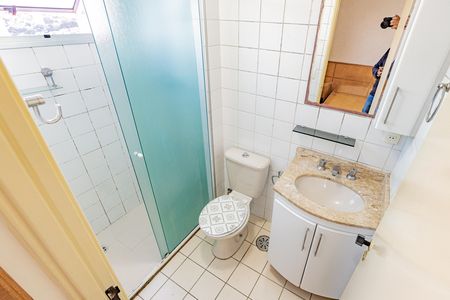 Banheiro da Suíte de apartamento à venda com 2 quartos, 64m² em Sacoma, São Paulo