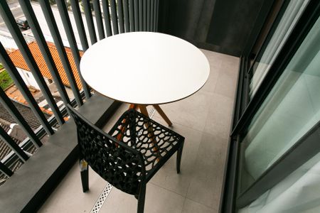 Varanda de kitnet/studio à venda com 1 quarto, 31m² em Vila Gomes Cardim, São Paulo