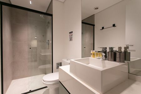 Banheiro de kitnet/studio à venda com 1 quarto, 31m² em Vila Gomes Cardim, São Paulo