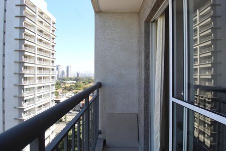 Apartamento para alugar com 37m², 2 quartos e sem vagaVaranda da sala