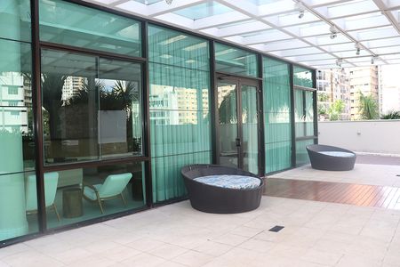 Apartamento à venda com 47m², 1 quarto e 1 vagaChurrasqueira