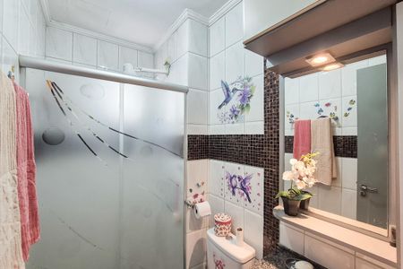 Banheiro Social de apartamento à venda com 2 quartos, 52m² em Dos Casas, São Bernardo do Campo