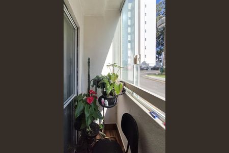 Varanda da Sala de apartamento à venda com 2 quartos, 52m² em Dos Casas, São Bernardo do Campo