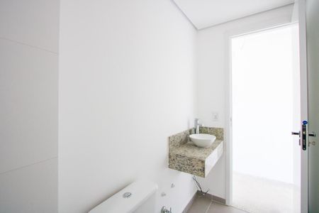 Banheiro de apartamento à venda com 1 quarto, 31m² em Jardim, Santo André