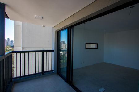 Varanda/Área de serviço de apartamento à venda com 1 quarto, 31m² em Jardim, Santo André