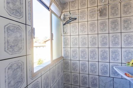 Área de serviço  de apartamento à venda com 2 quartos, 52m² em Conceição, Diadema