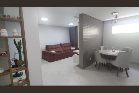 Sala de Jantar de casa de condomínio à venda com 3 quartos, 137m² em Jardim Santo Antônio, Santo André