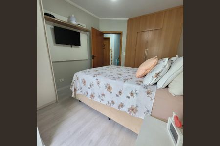 Quarto de casa de condomínio à venda com 3 quartos, 137m² em Jardim Santo Antônio, Santo André