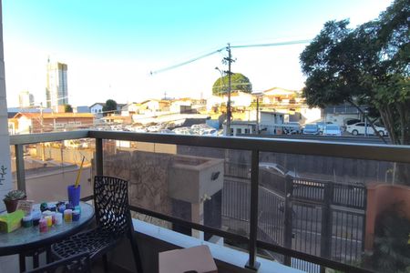 Varanda da Sala de apartamento à venda com 3 quartos, 97m² em Nova Campinas, Campinas