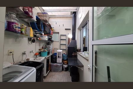 Área de Serviço de apartamento para alugar com 2 quartos, 52m² em Vila Apiai, Santo André