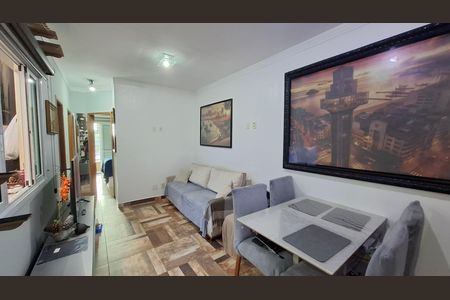 Sala de apartamento para alugar com 2 quartos, 52m² em Vila Apiai, Santo André
