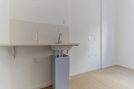 Cozinha de kitnet/studio à venda com 1 quarto, 19m² em República, São Paulo
