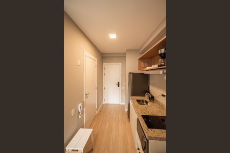 Studio para alugar com 26m², 1 quarto e sem vaga Studio para alugar com 26m², 1 quarto e sem vagaCozinha