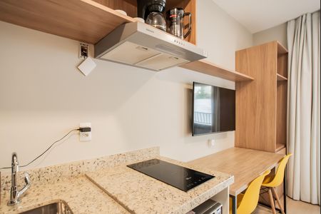 Studio para alugar com 26m², 1 quarto e sem vaga Studio para alugar com 26m², 1 quarto e sem vagaCozinha