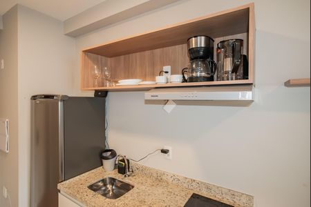 Studio para alugar com 26m², 1 quarto e sem vaga Studio para alugar com 26m², 1 quarto e sem vagaCozinha