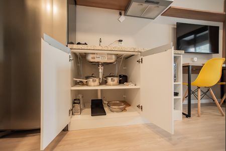 Studio para alugar com 26m², 1 quarto e sem vaga Studio para alugar com 26m², 1 quarto e sem vagaCozinha