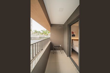 Varanda de kitnet/studio para alugar com 1 quarto, 26m² em Vila Clementino, São Paulo