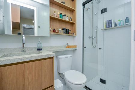 Banheiro da Suíte de apartamento à venda com 2 quartos, 42m² em Socorro, São Paulo