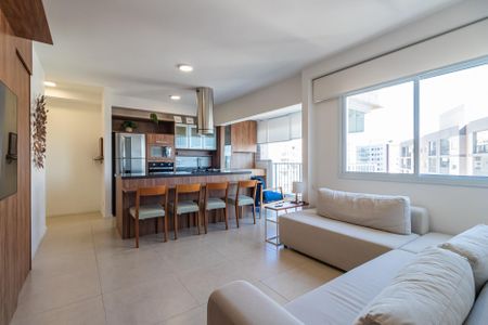 Sala de apartamento à venda com 1 quarto, 54m² em Alphaville Empresarial, Barueri
