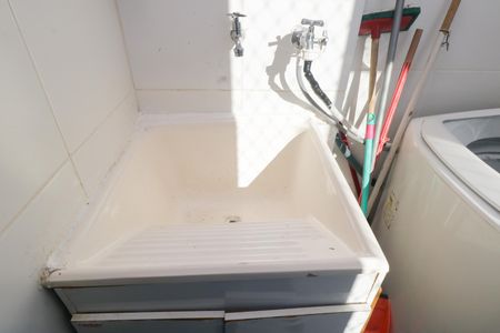 Área de Serviço de apartamento para alugar com 2 quartos, 45m² em Jardim Santa Cristina, Santo André