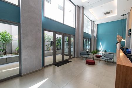 Studio para alugar com 25m², 1 quarto e sem vaga Studio para alugar com 25m², 1 quarto e sem vagaHall de entrada