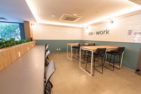 Studio para alugar com 25m², 1 quarto e sem vaga Studio para alugar com 25m², 1 quarto e sem vagaCoworking