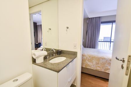 Studio para alugar com 25m², 1 quarto e sem vaga Studio para alugar com 25m², 1 quarto e sem vagaBanheiro