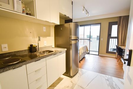 Studio para alugar com 25m², 1 quarto e sem vaga Studio para alugar com 25m², 1 quarto e sem vagaCozinha